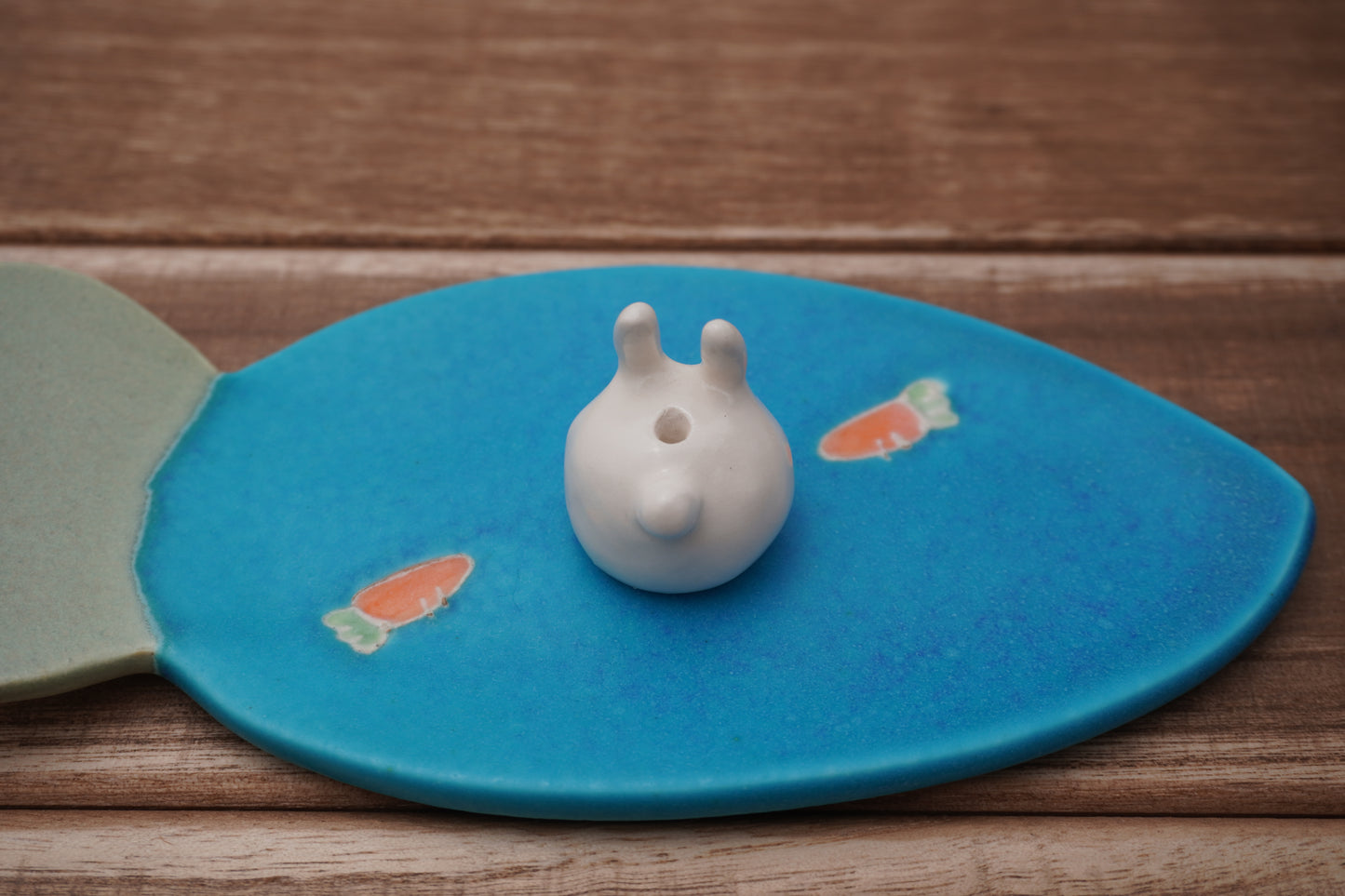 うさぎちゃんのお香立て(ブルー)