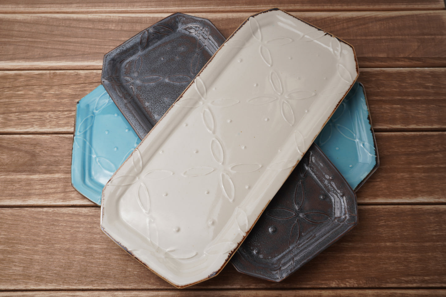 イッチン　長方プレート（アイボリー）