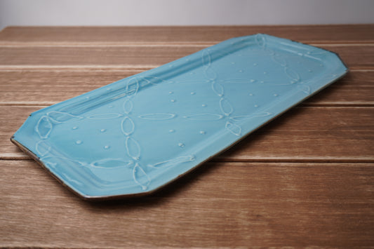 イッチン　長方プレート（ライトブルー）